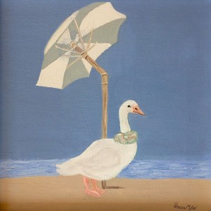 Goose On A Beach